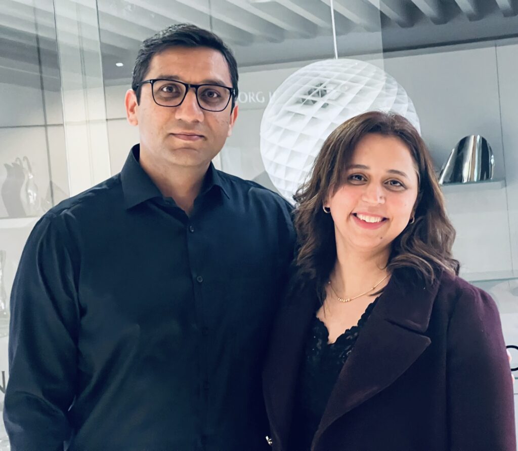 Co-founders of AZEE Training, standing together, representing the leadership and expertise behind their professional development courses.